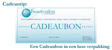 Cadeaubon Tip! De Beautysalon Cadeaubon